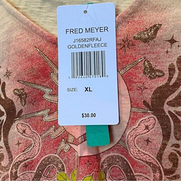 NWT Stitch & Pine Celestial Yellow Cropped Top Size XL - Picture 6 of 7